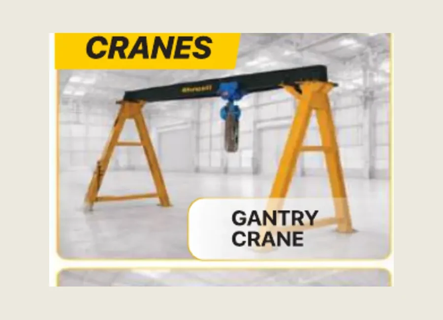 Shrusti Single Girder Gantry Crane