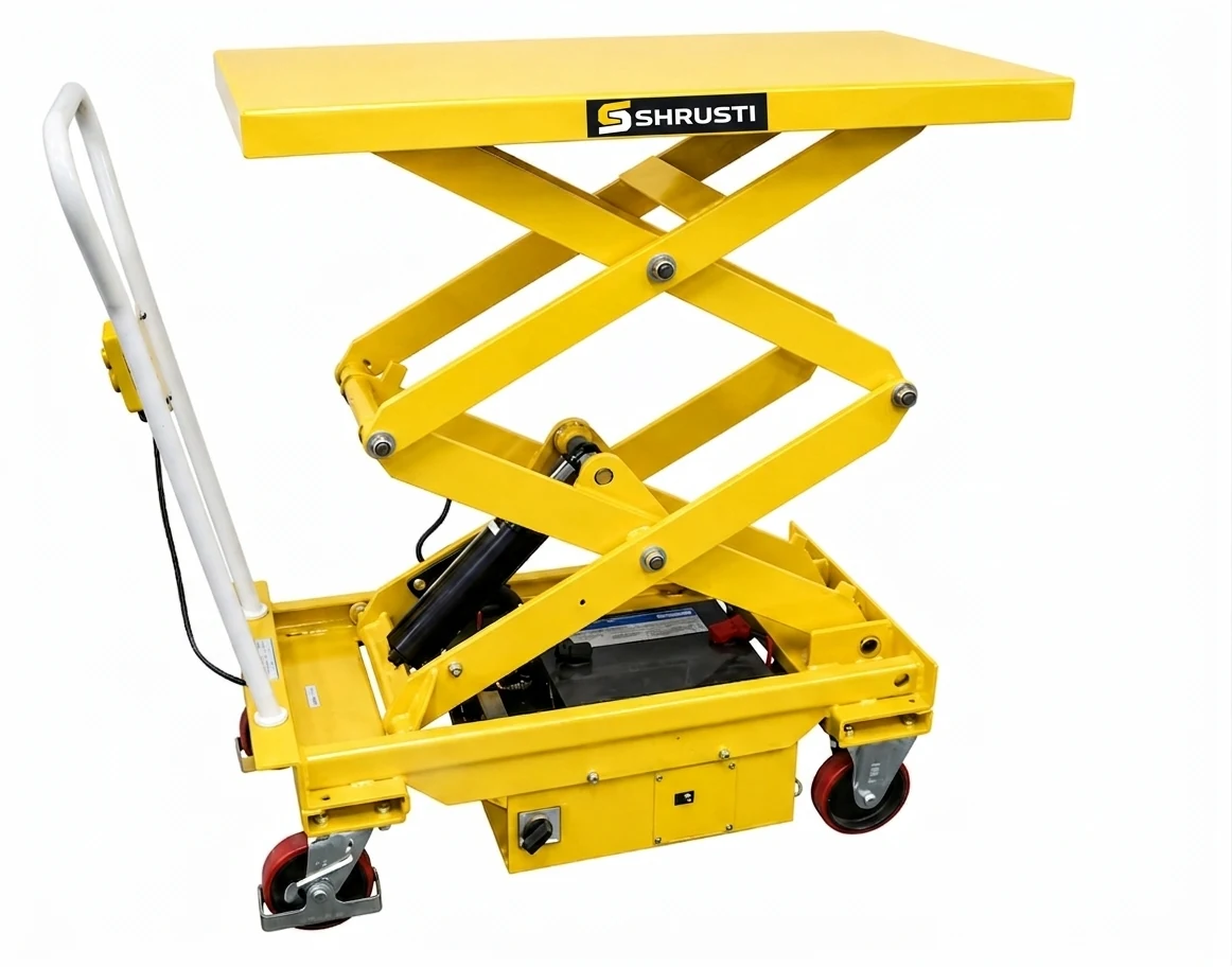 Shrusti Electric Towable Scissor Lift Table SETSL-1020