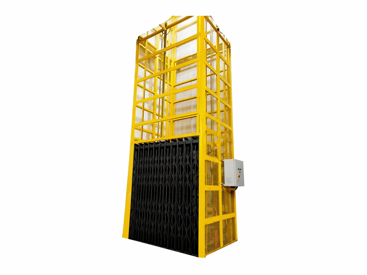 Double mast goods lift application