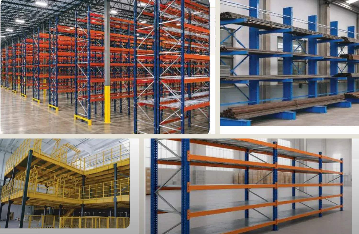 Industrial racking systems